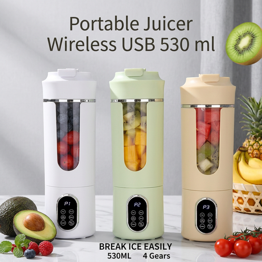 Portable Blender 530ml Wireless USB rechargeable