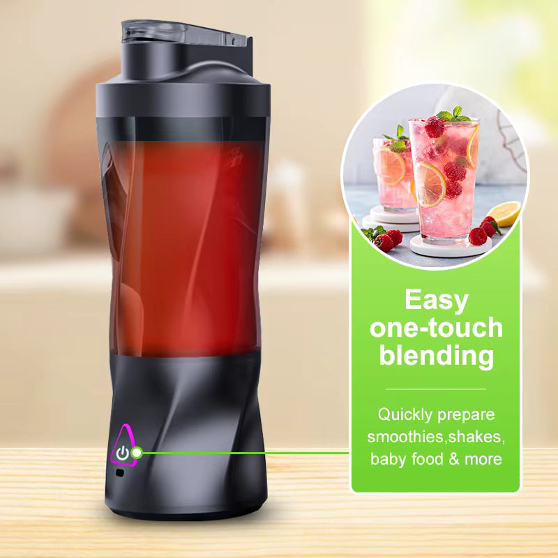 Electric Portable Blender 700ML Multifunctional USB Rechargeable