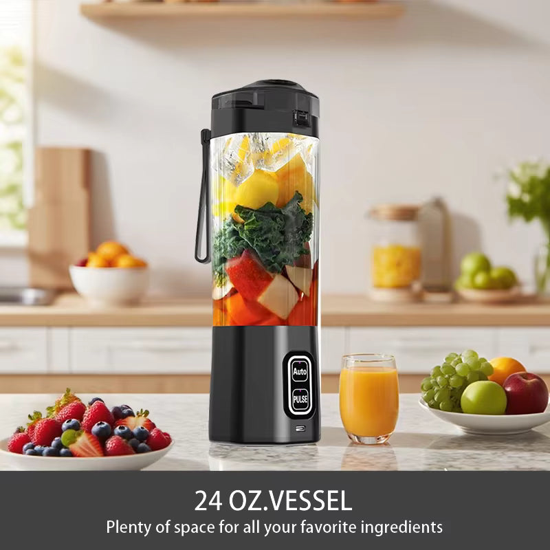 Portable Electric Juice Maker Blender 700ML USB Rechargeable