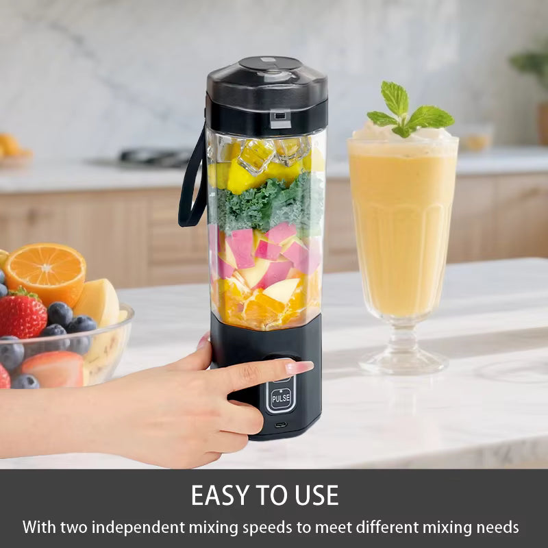 Portable Electric Juice Maker Blender 700ML USB Rechargeable