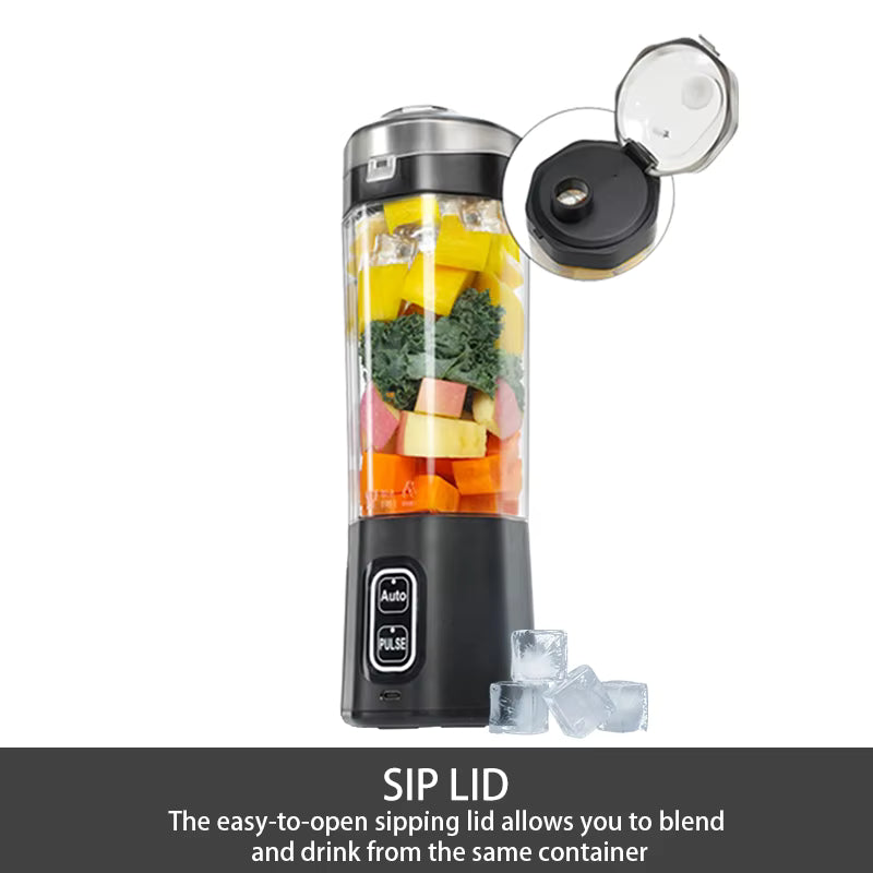 Portable Electric Juice Maker Blender 700ML USB Rechargeable